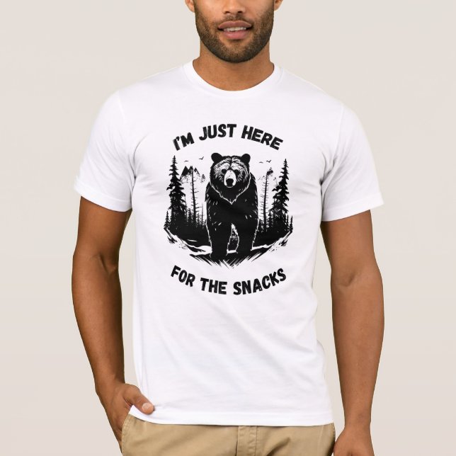 Mens Funny Snack Shirt (Front)