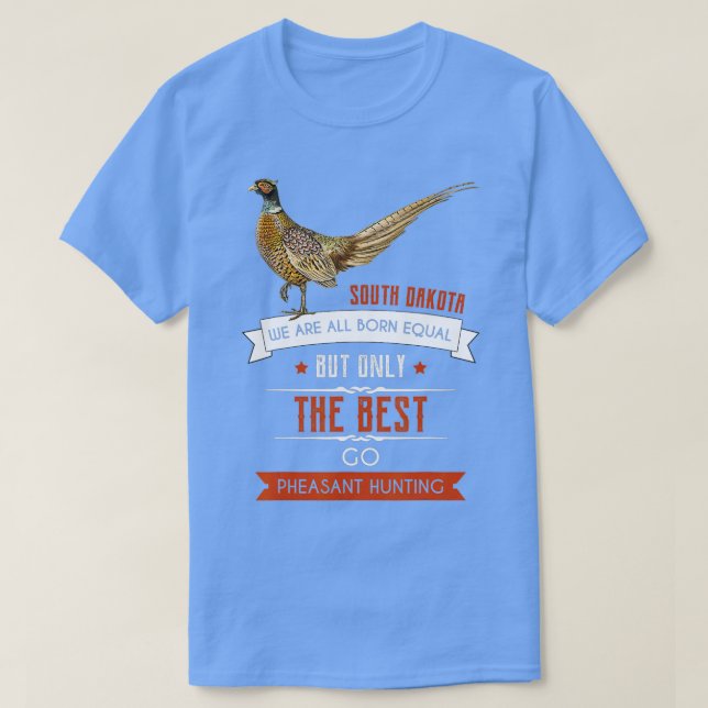 Mens Funny South Dakota Pheasant Hunting Bird Hunt T-Shirt (Design Front)