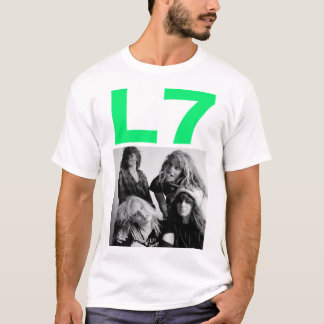 Mens Funny Sparks Band L7 Christmas T-Shirt