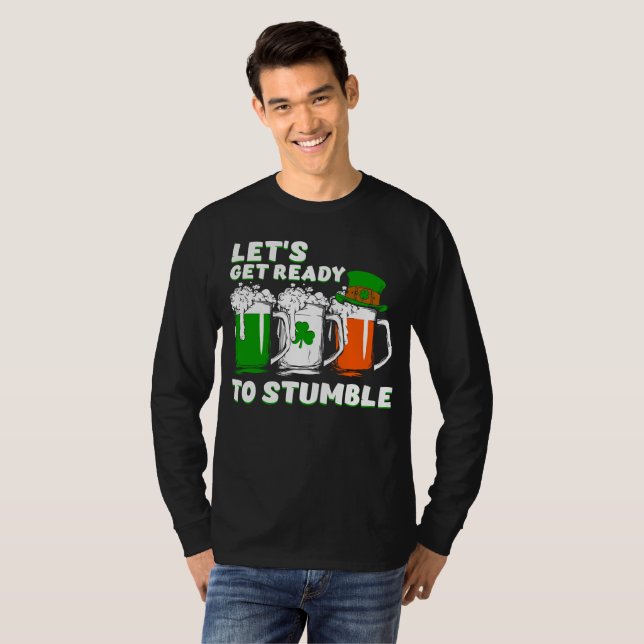 Mens funny St.Patrick’s Day T-Shirt (Front Full)