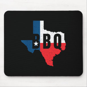 Mens Funny Texas Bbq Grilling Or Smoking Meat  Mouse Pad