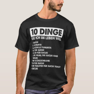 Mens Funny Turkish Quotes Turk Turk Sucuklu Yumurt T-Shirt