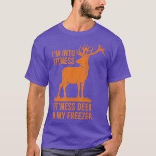 Mens Funny Vintage Hunter Im Into Fitness Deer Hun T-Shirt