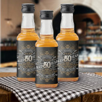 Mens Funny Whiskey 50th Birthday