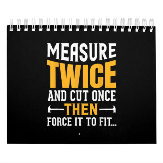 Mens Funny Woodworking Carpenter Quote Saying Gift Calendar