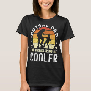 Mens Futsal Dad With Futsal Soccer Ball T-Shirt