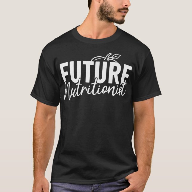 Mens Future Nutritionist Design - Nutrition Studen T-Shirt (Front)