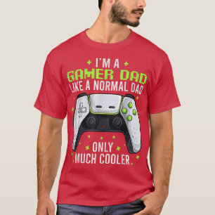 Mens Gamer Dad Gaming s, Funny Fathers Day Video G T-Shirt