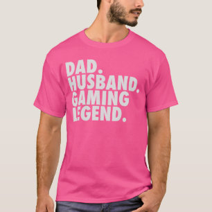 Mens Gaming Dad Funny Gamer Christmas Gift Husband T-Shirt