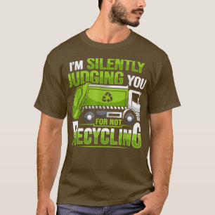 Mens Garbage Truck Recycling Design for a Garbage T-Shirt