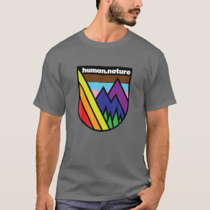 Mens Gay Hiking - LGBTQ  Queer Pride With Mountain T-Shirt