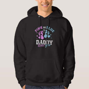 Mens Gender Reveal Daddy Dad 2022 Hoodie