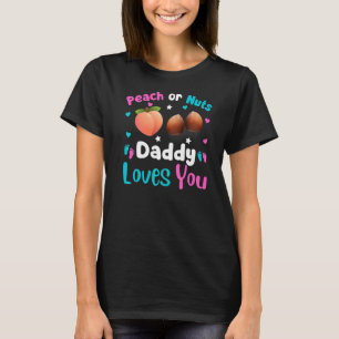 Mens Gender Reveal For Dad Cool Baby Shower Party T-Shirt