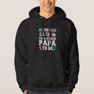 Mens Gender Reveal Quote for a Gender Reveal Dad t Hoodie