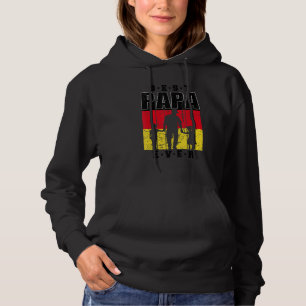 Mens German Dad Of 2 Fathers Day Vintage Germany B Hoodie