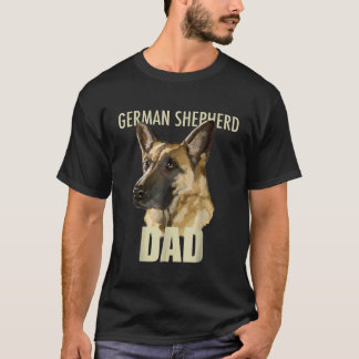 Mens German Shepherd Dad Dog T-Shirt