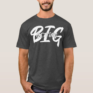 Mens GETTING BIG Gym Fitness Workout Bodybuilding T-Shirt