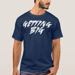 Mens GETTING BIG Gym Fitness Workout Bodybuilding T-Shirt
