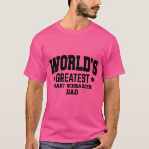 Mens Giant Schnauzer Dog Dad T-Shirt