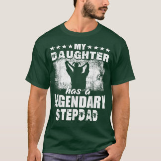 Mens Gift For Fathers Day Tee My Daughter Has Lege