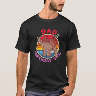 Mens Girl Birthday I Dad I Stegosaurus I Family Ma T-Shirt