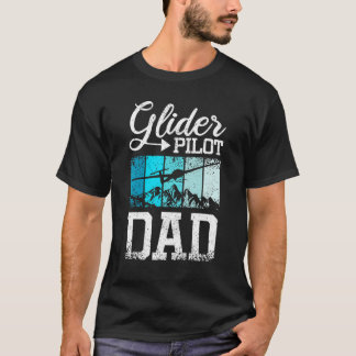 Mens Glider Pilot Dad T-Shirt