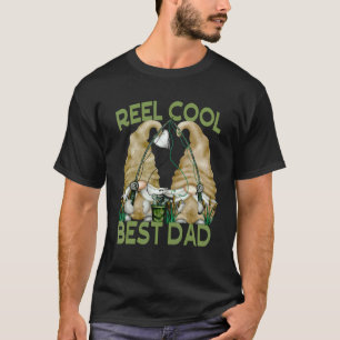 Mens Gnome For Men And Fishing Grandpa Reel Cool T-Shirt