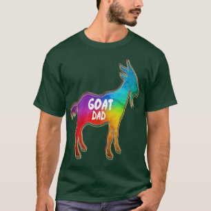 Men's Goat Farmer Goat Dad Farm Animal Funny  T-Shirt
