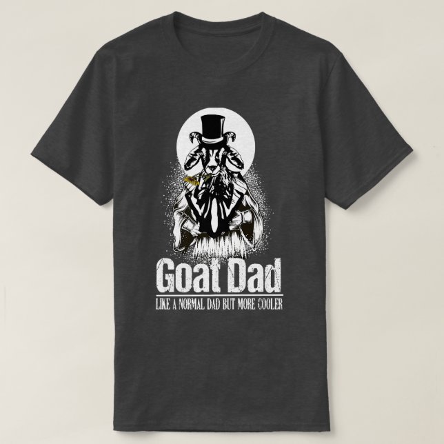 Men's Goat Farmer Goat Dad Farm Animal Funny  T-Shirt (Design Front)