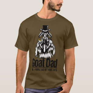 Men's Goat Farmer Goat Dad Father Farm Animal Funn T-Shirt