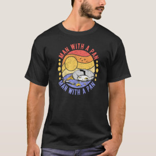 Mens Gold Panning Prospector Man With A Pan T-Shirt