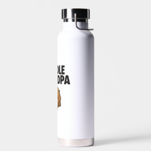 Mens Goldendoodle Grandpa Doodle Papa Cute Goldend Water Bottle