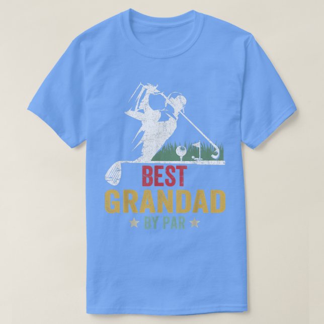 Mens Golf Best Grandad By Par Daddy Golfer Father' T-Shirt (Design Front)