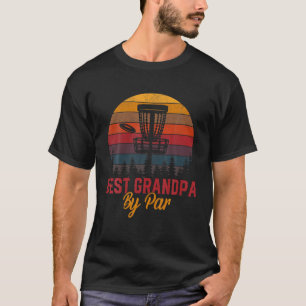 Mens Golf Best Grandpa By Par Grandpa Golfer Fathe T-Shirt
