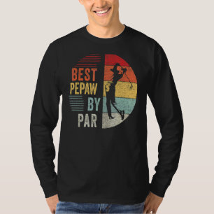 Mens Golf Best Pepaw By Par Grandpa Golfer Father' T-Shirt
