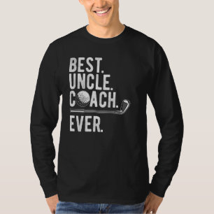 Mens Golf Best Uncle Coach Ever Golfer Dad Daddy F T-Shirt
