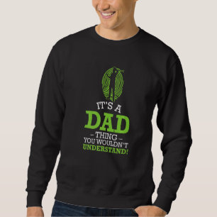 Mens Golf Dad Golfing Golfer Golf Ball Golf Evolut Sweatshirt
