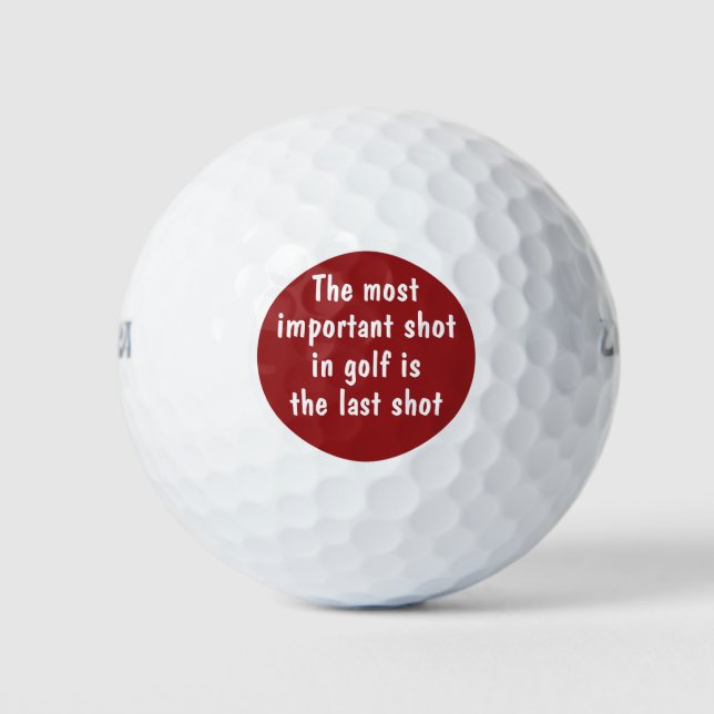 Men's Golf Phrase Golf Balls (Front)