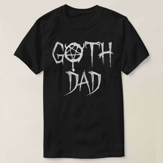Mens Goth Dad Goth Punk Spooky Tet Gothcore Father T-Shirt (Design Front)