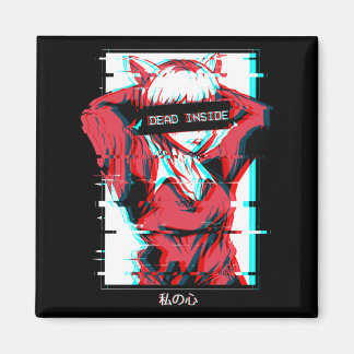 Mens Government Agencyd Inside Anime Girl Japanese Magnet