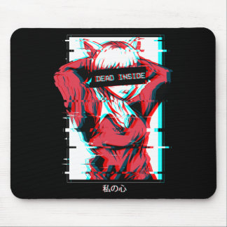Mens Government Agencyd Inside Anime Girl Japanese Mouse Pad