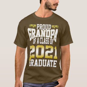 Mens Graduation Class Family Proud Grandpa Of A T-Shirt