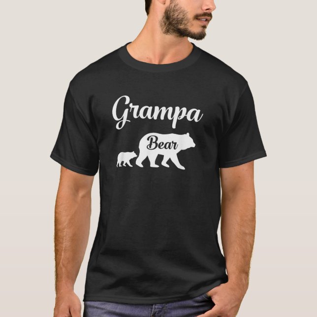 Mens Grampa Bear Funny Gift T-Shirt (Front)