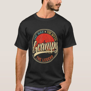 Mens Grampy The Man The Myth The Legend Father's D T-Shirt