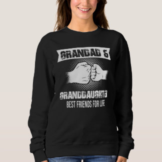 Mens grandad & grandson the perfect chaos team gra sweatshirt
