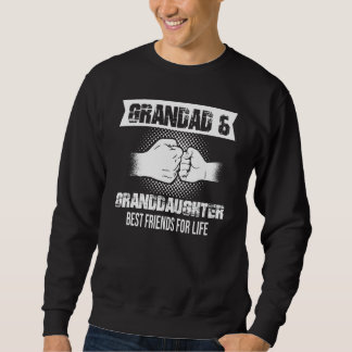 Mens grandad & grandson the perfect chaos team gra sweatshirt