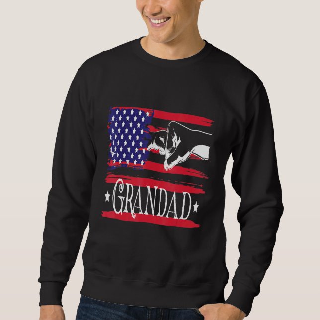 Mens Grandad Sweatshirt (Front)