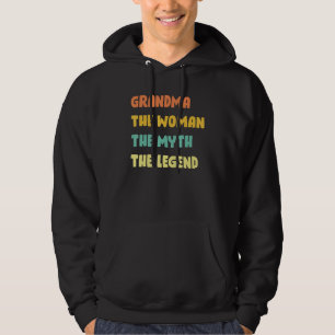 Mens Grandma The Woman The Myth The Legend Mothe Hoodie