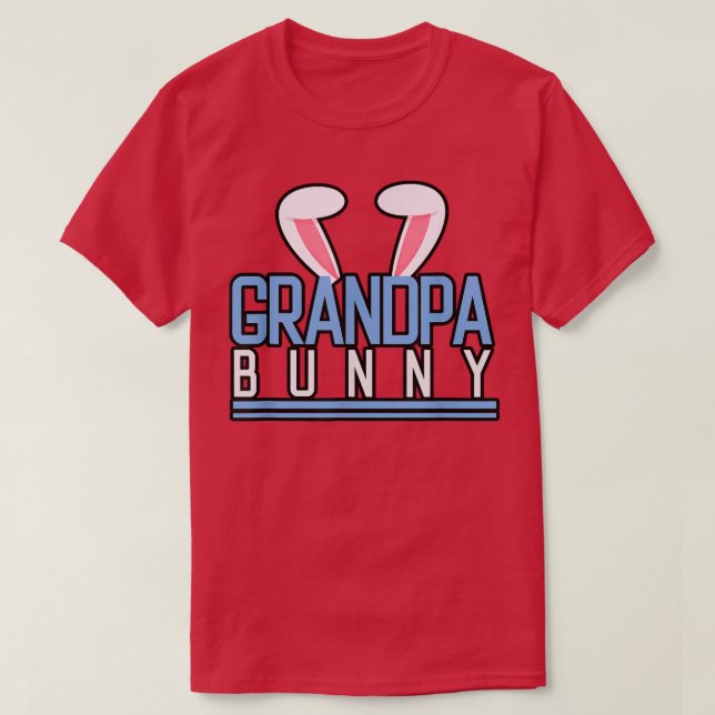 Mens Grandpa Bunny Costume Cute Family Matching Ea T-Shirt (Design Front)