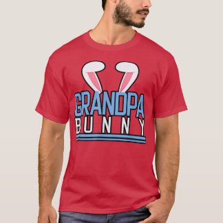 Mens Grandpa Bunny Costume Cute Family Matching Ea T-Shirt